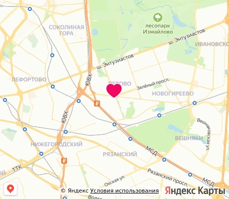 На карте