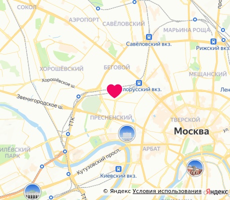 На карте