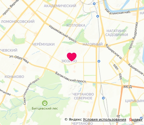 На карте