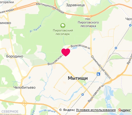 На карте
