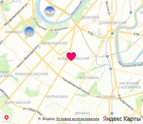 На карте