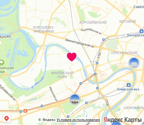 На карте