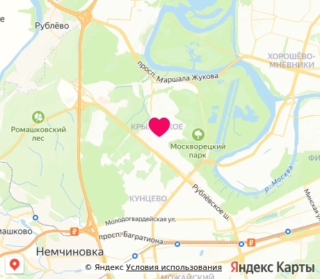 На карте