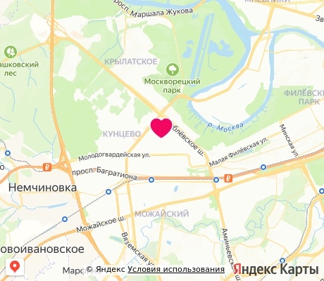 На карте