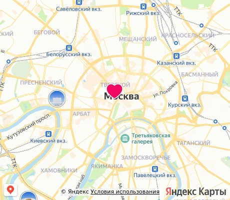На карте