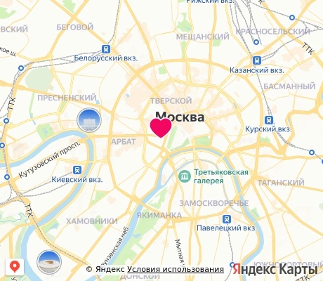 На карте