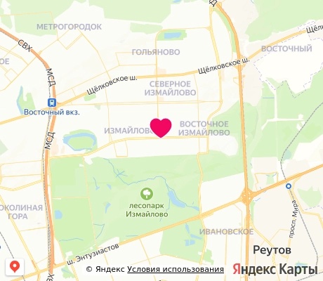 На карте