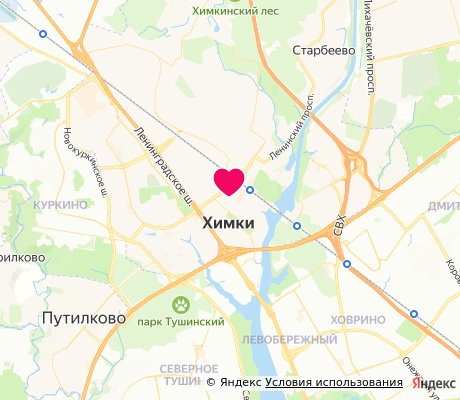 На карте