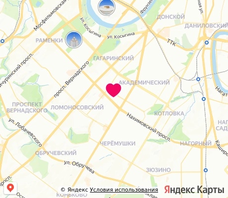 На карте