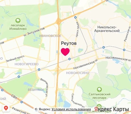 На карте