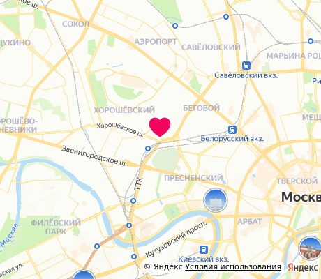 На карте