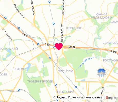 На карте
