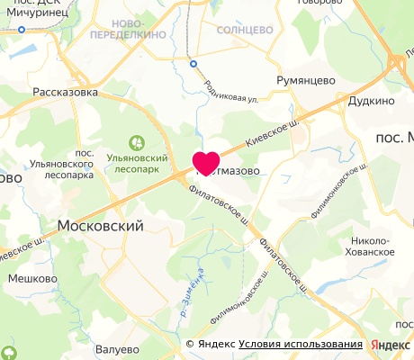 На карте