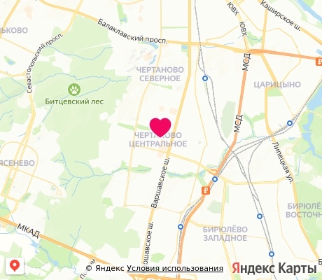 На карте