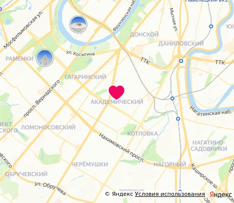 На карте