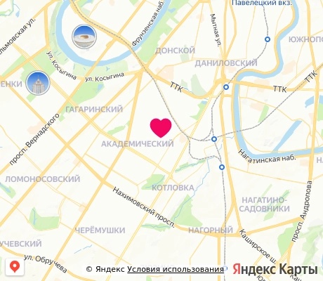 На карте