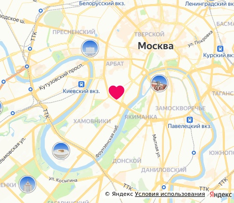 На карте