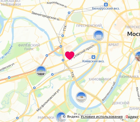 На карте