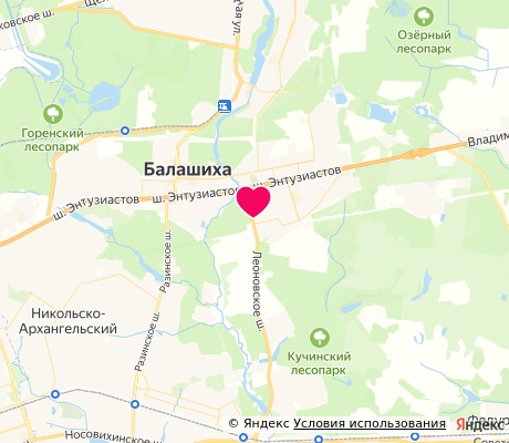 На карте