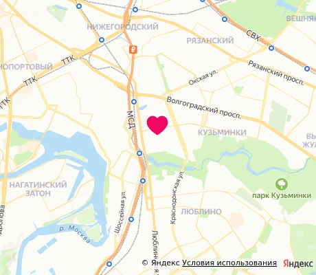 На карте