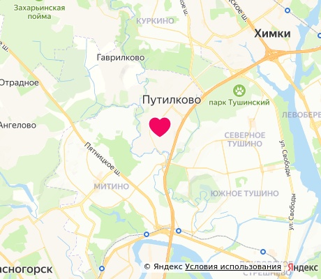 На карте