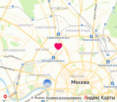На карте