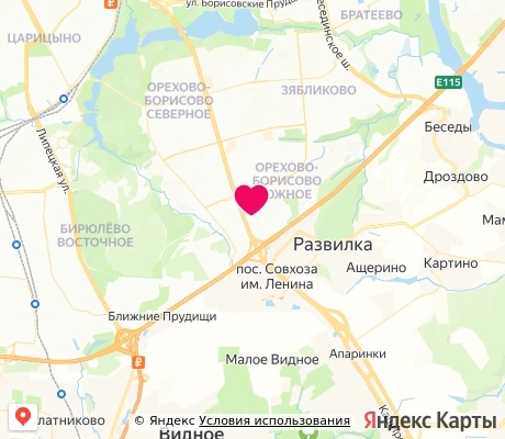 На карте