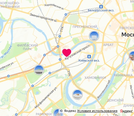 На карте