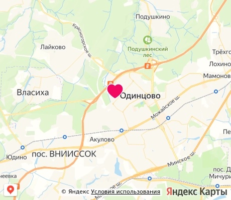 На карте