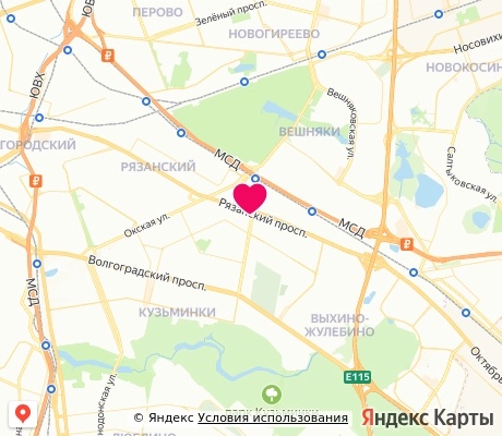 На карте
