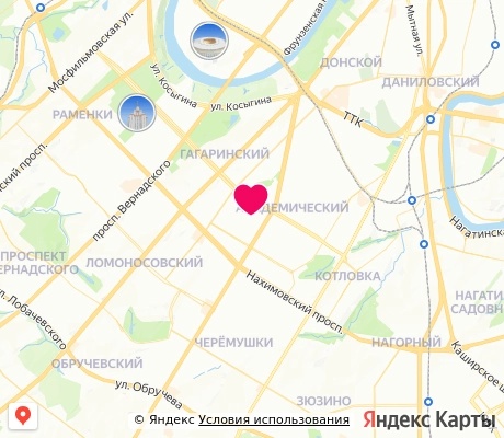 На карте