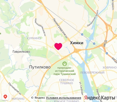 На карте