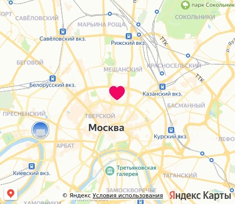 На карте
