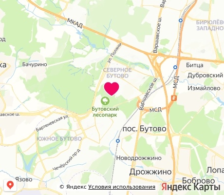 На карте