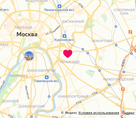 На карте