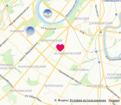 На карте