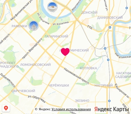 На карте