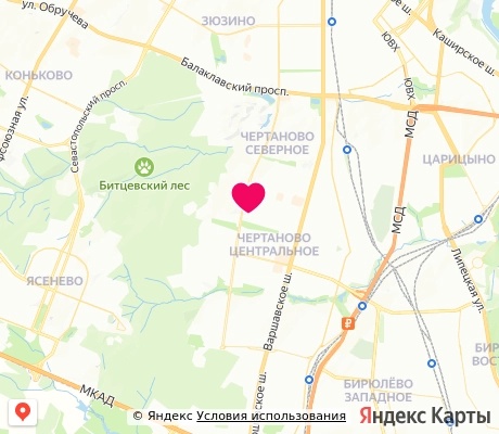 На карте