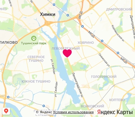 На карте