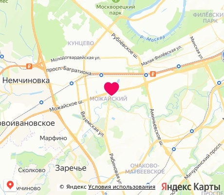 На карте