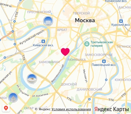 На карте
