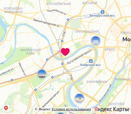На карте