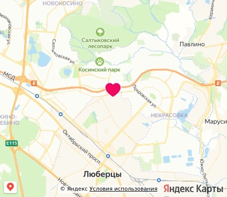 На карте