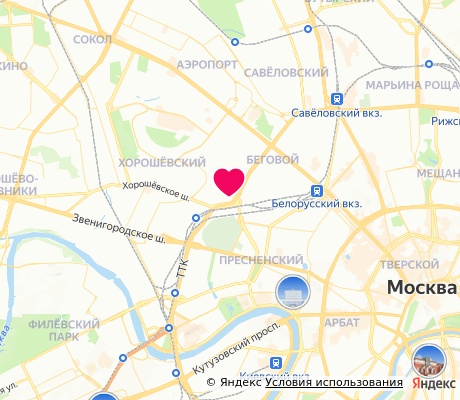 На карте
