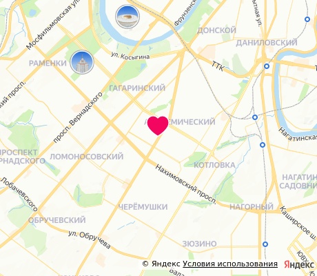 На карте