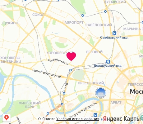 На карте