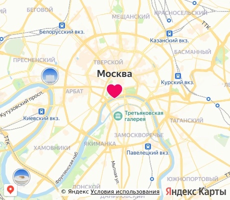 На карте