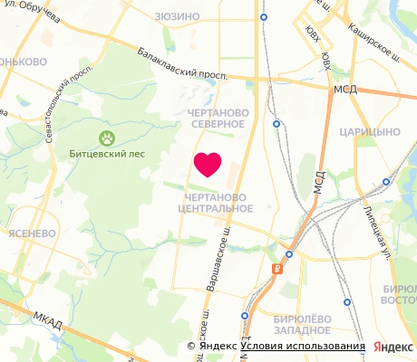 На карте