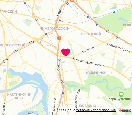 На карте