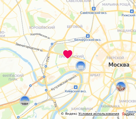 На карте